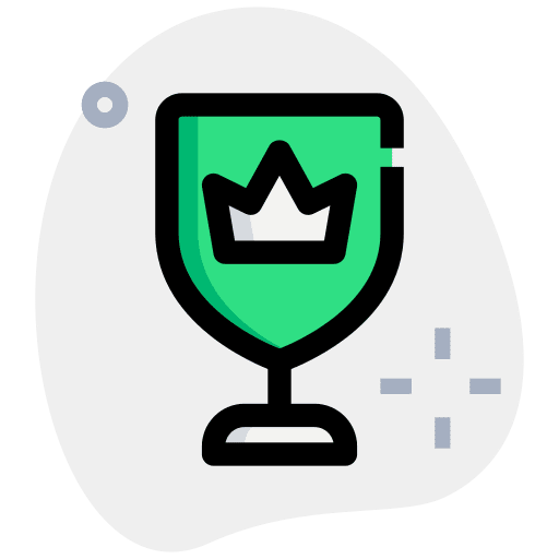 Cup crown badge competition icon