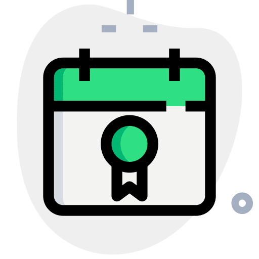 Reward premium online calendar icon