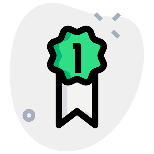 First emblem badge award icon