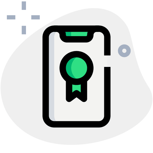 Smartphone certification smartphone phone icon