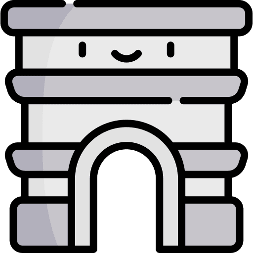 Arch of triumph architecture and city france triumphal arc icon