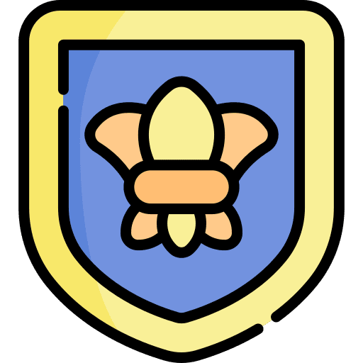 Coat of arms crest france shapes and symbols icon