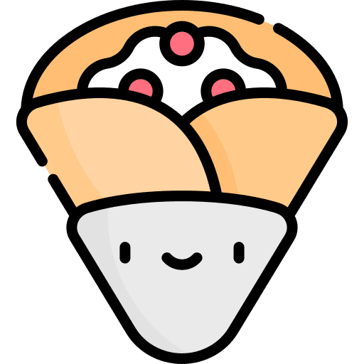 Crepe food and restaurant summer french icon