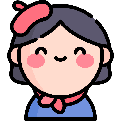 French beret woman french icon