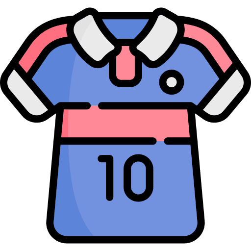 Soccer jersey player football football uniform icon