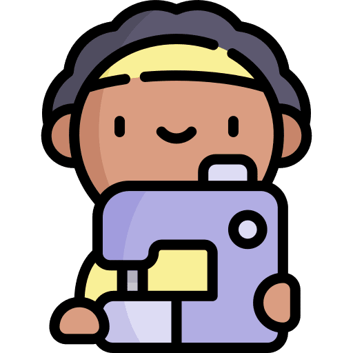 Fashion designer tailor handcraft sew icon