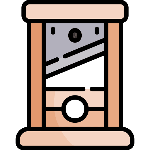 Guillotine head halloween miscellaneous icon