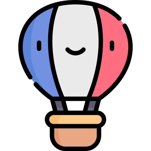 Hot air balloon hot air balloon france flight icon