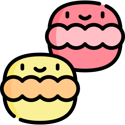 Macaroon dessert sweets food icon