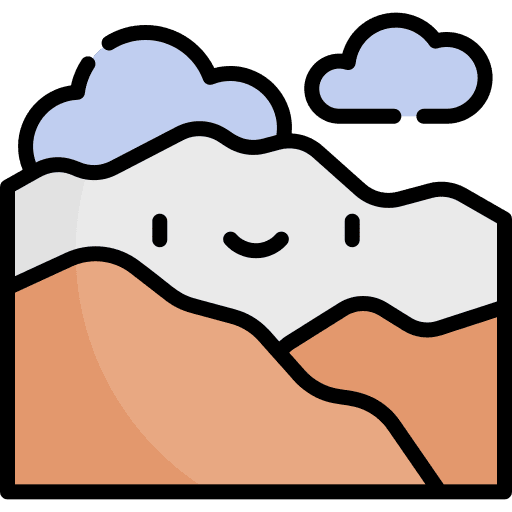 Mont blanc landscape mountain europe icon