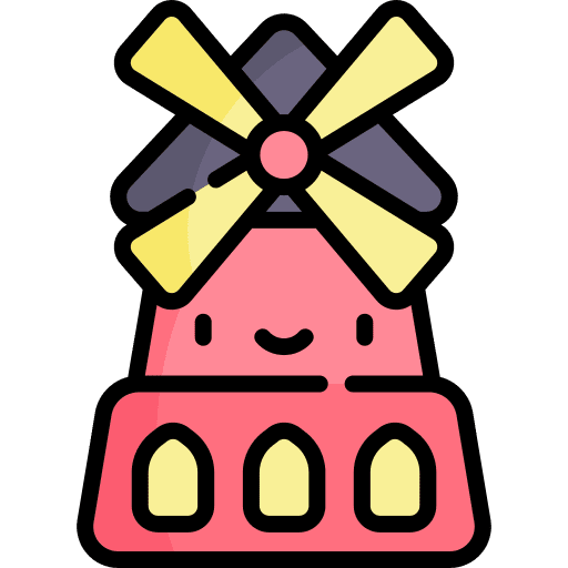 Moulin rouge europe engineering monument icon