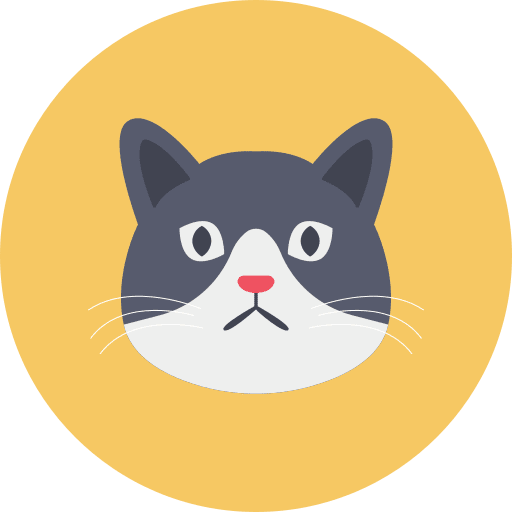 Cat face animal emoji cat icon