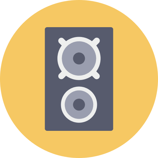 Loud speaker loudspeaker woofer loud speaker icon