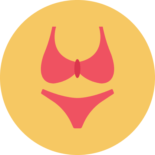 Bikini swimsuit womens clothing underwear icon
