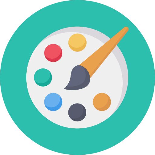 Paint palette paint palette painting palette icon