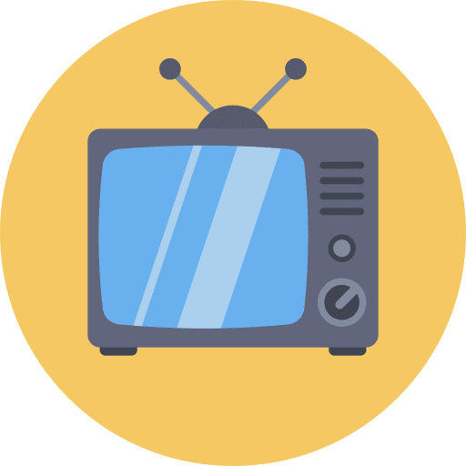 Television screen tv screen tv icon