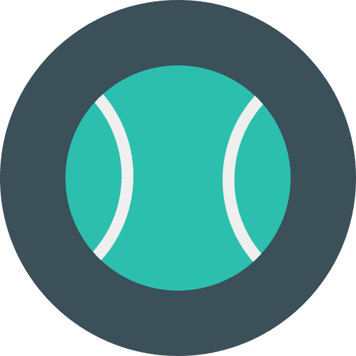 Tennis ball ball sports and competition sport icon