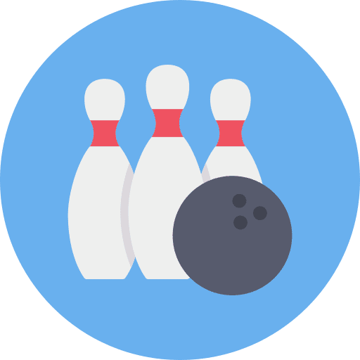 Bowling pins bowling bowling pin hobbies and free time icon