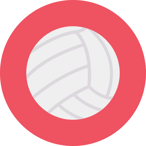 Volleyball sport volleyball hobbies and free time icon