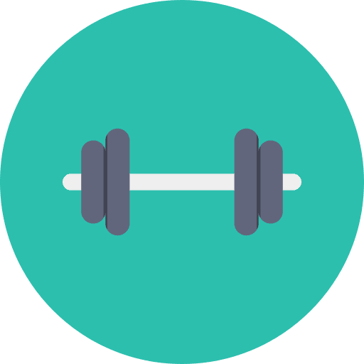 Weightlifting hobbies and free time workout weightlifting icon