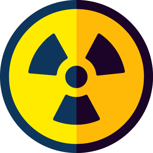 Nuclear sign energy power nuclear sign icon