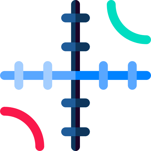 Axis education science data icon