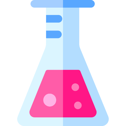 Test tube flask laboratory science icon
