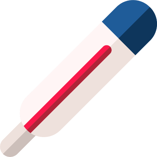 Thermometer climate hot mercury icon