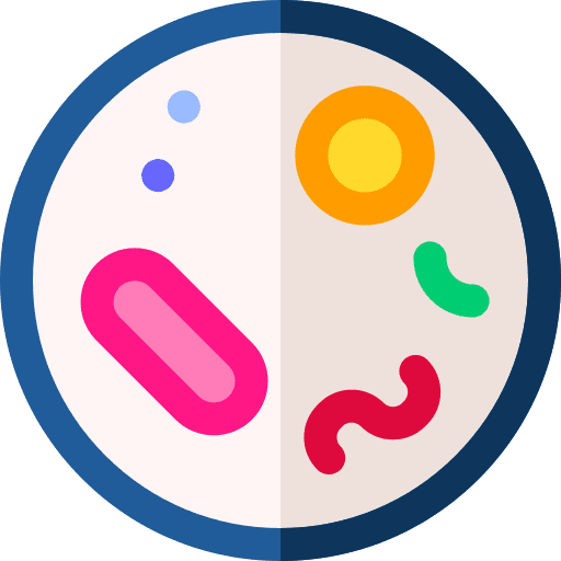 Bacterium science bacterium virus icon