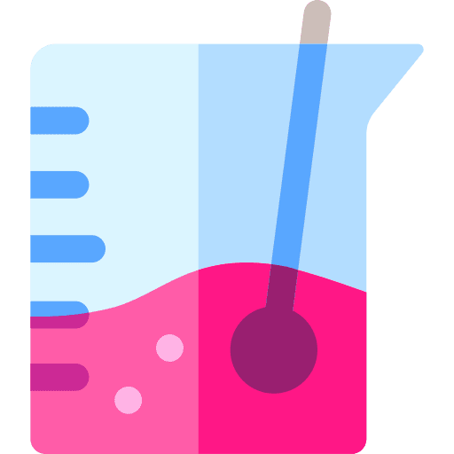 Beaker glass science liquid icon