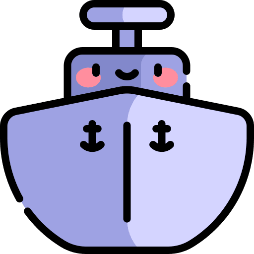 Ship marine navy navigation icon