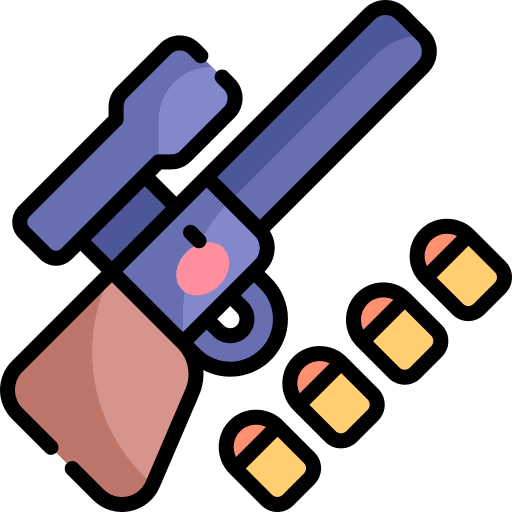 Sniper rifle bullet rifle weapon icon