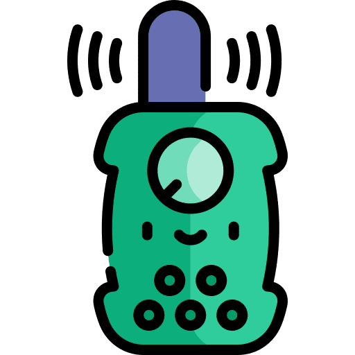 Walkie talkie security communications electronics icon