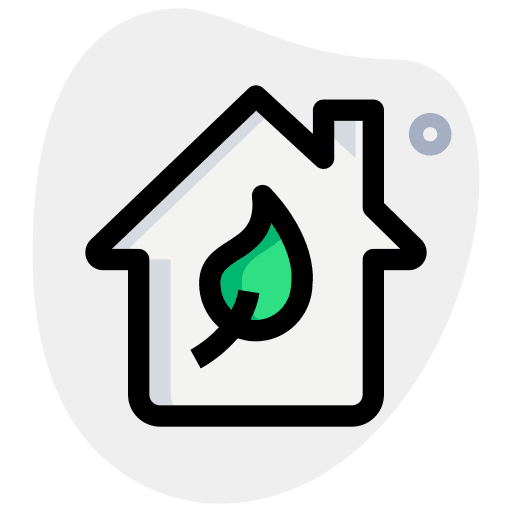 Eco house eco house technology ecology and environment icon