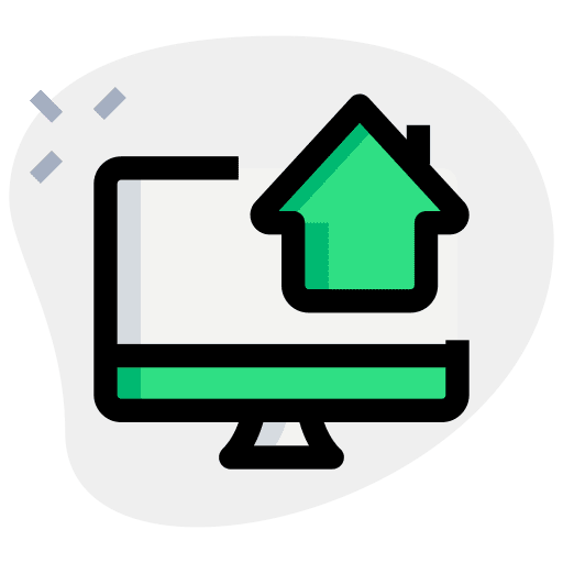 Desktop computer electronic device electronics smart icon