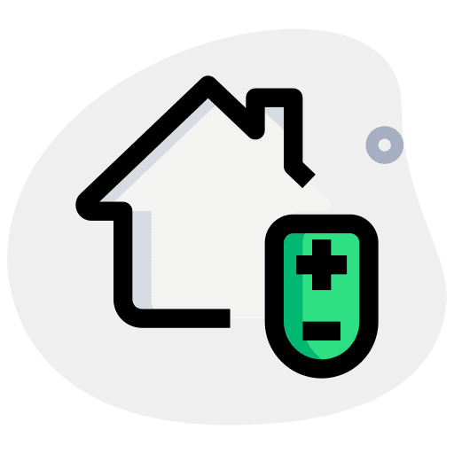 Remote technology house devices icon