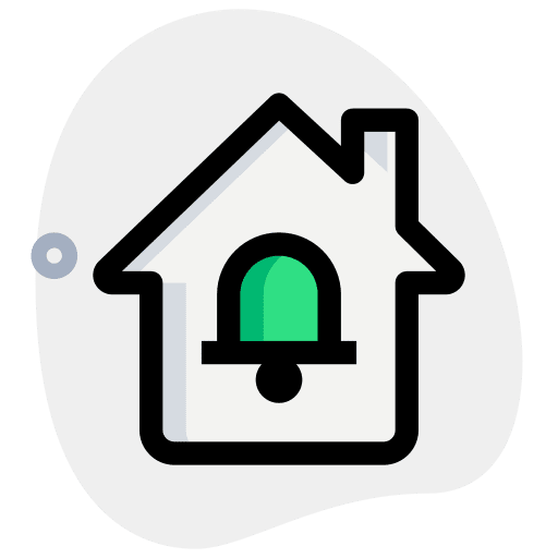 Notification house home devices icon