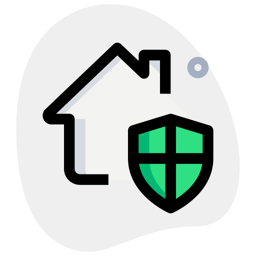Protected technology protected security icon