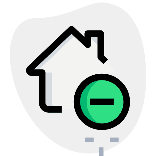 Remove internet of things smart house icon