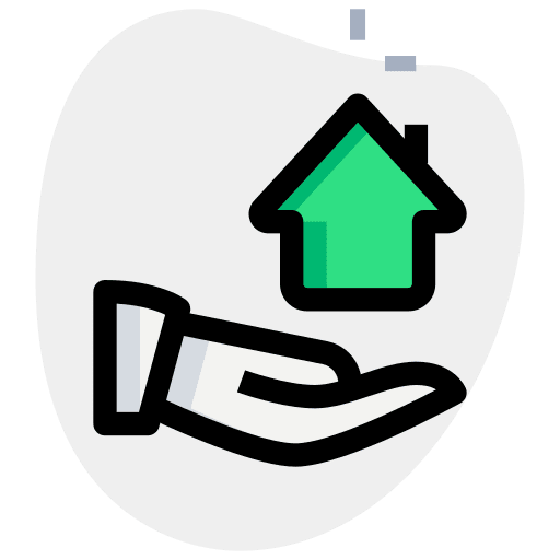 Share smart home patrimony house icon