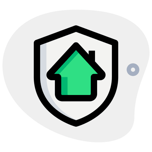 Shield technology home shield icon