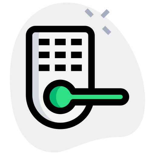 Smart lock internet of things smart devices icon