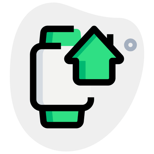 Smartwatch devices smartwatch digital icon