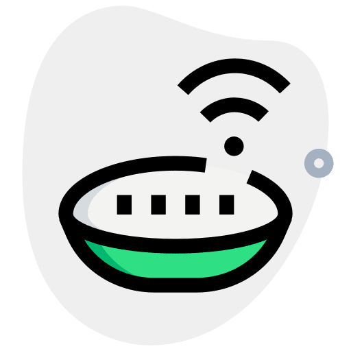 Speaker voice assistant technology smart house icon