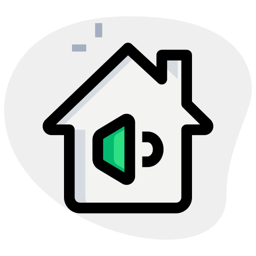 Volume control internet of things home devices icon