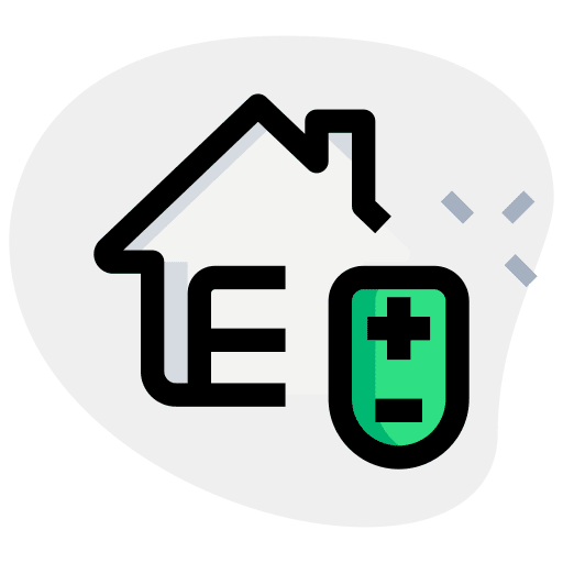 Smart garage electronic device technology digital icon