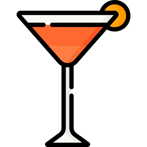 Cosmopolitan beverage food and restaurant cocktail icon