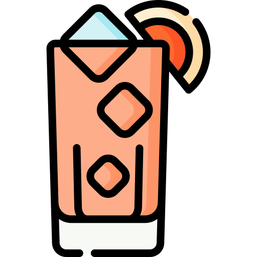 Paloma beverage cocktail party icon