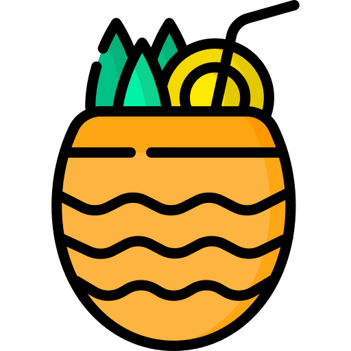 Piña colada food and restaurant beverage cocktail icon