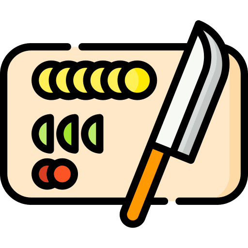 Cutting board kitchenware cutting board food and restaurant icon